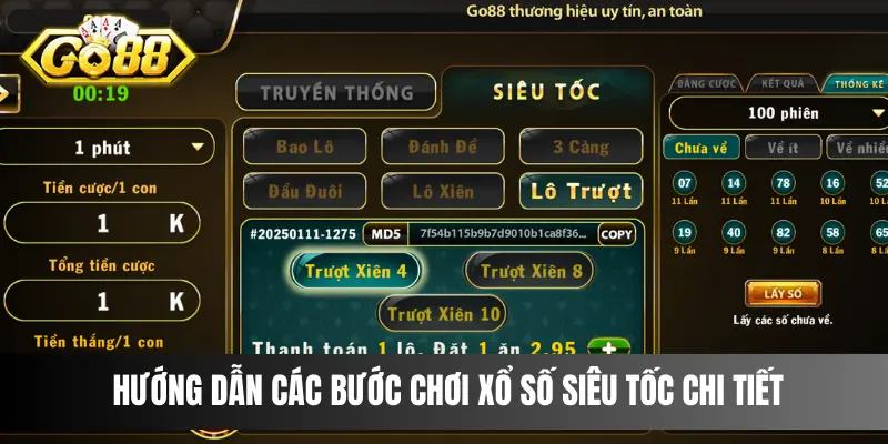 Các phần thưởng hấp dẫn khi tham gia chơi Lô Đề Siêu Tốc Go88